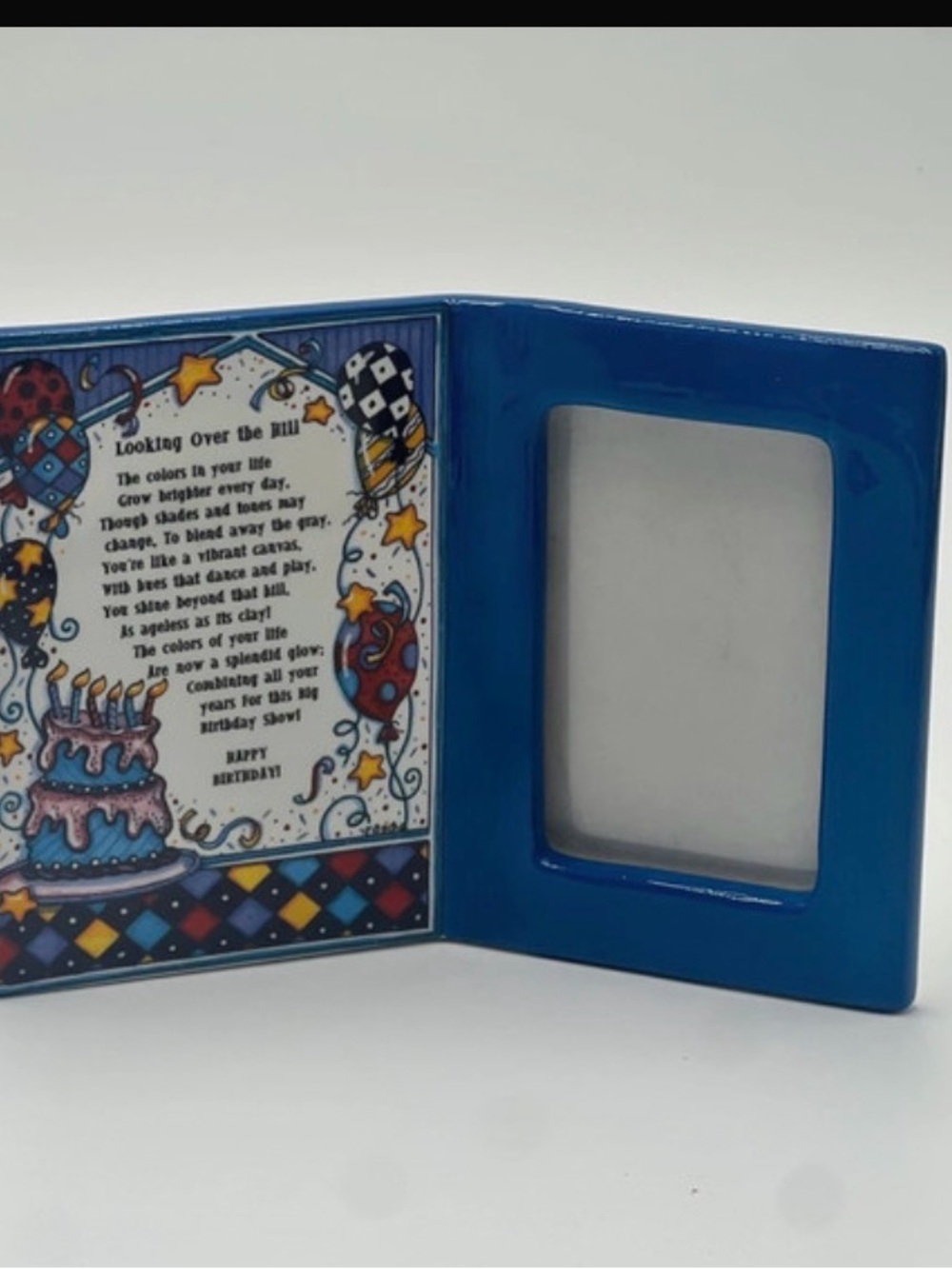 Blue Decorative Tablet Stand Frame - Unbranded
